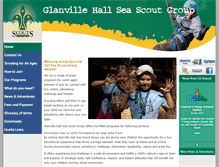 Tablet Screenshot of glanvillehall.sa.scouts.com.au