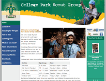 Tablet Screenshot of collegepark.sa.scouts.com.au