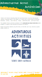 Mobile Screenshot of adventurousactivities.sa.scouts.com.au
