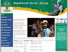 Tablet Screenshot of blackwood.sa.scouts.com.au