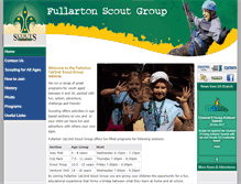Tablet Screenshot of fullarton.sa.scouts.com.au