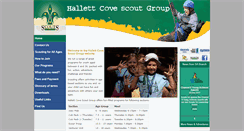 Desktop Screenshot of hallettcove.sa.scouts.com.au