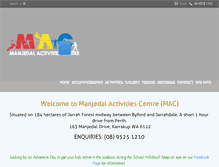 Tablet Screenshot of manjedal.scouts.org.au