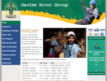 Tablet Screenshot of gawler.sa.scouts.com.au